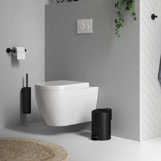 badkameraccessoires mat zwart