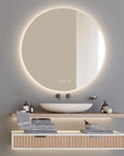 ronde badkamerspiegel met verlichting