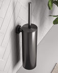 Toiletborstelset - Gun Metal