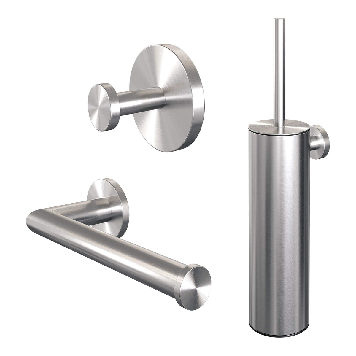 badkameraccessoires geborsteld rvs