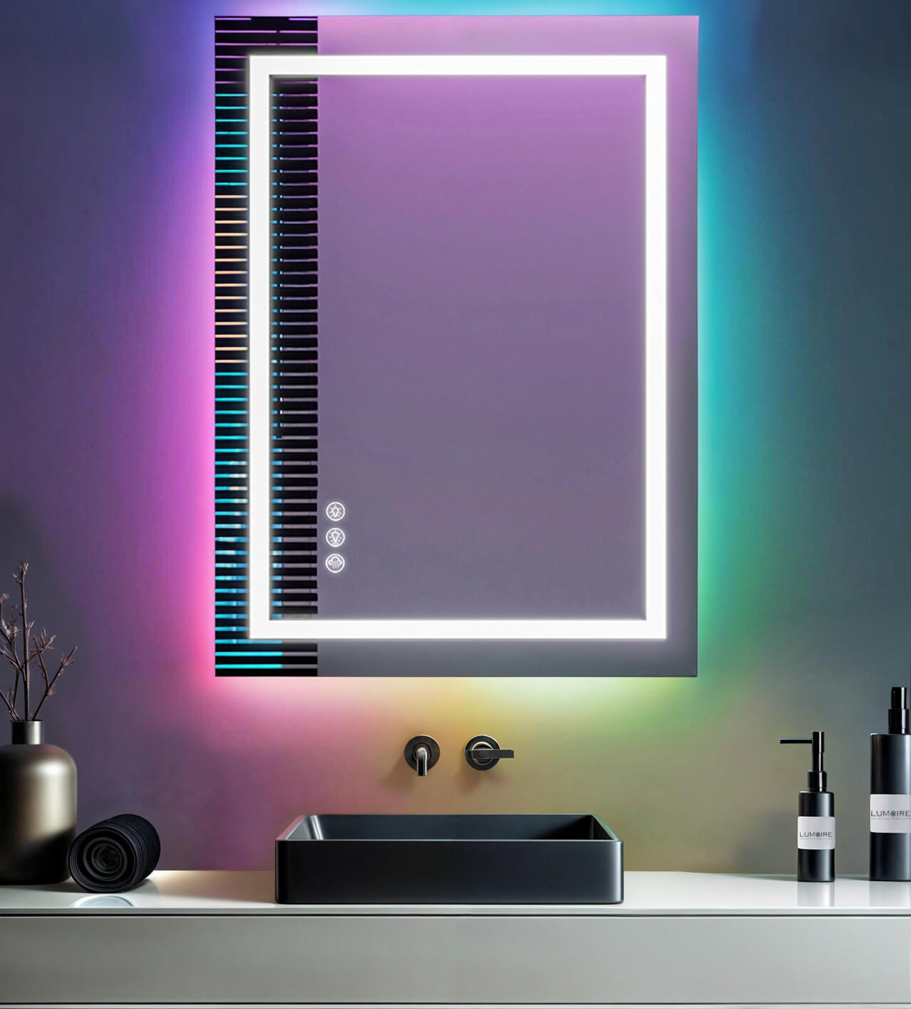 badkamerspiegel verticaal 60cm 