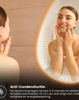 organische badkamerspiegel met anti-condensfunctie