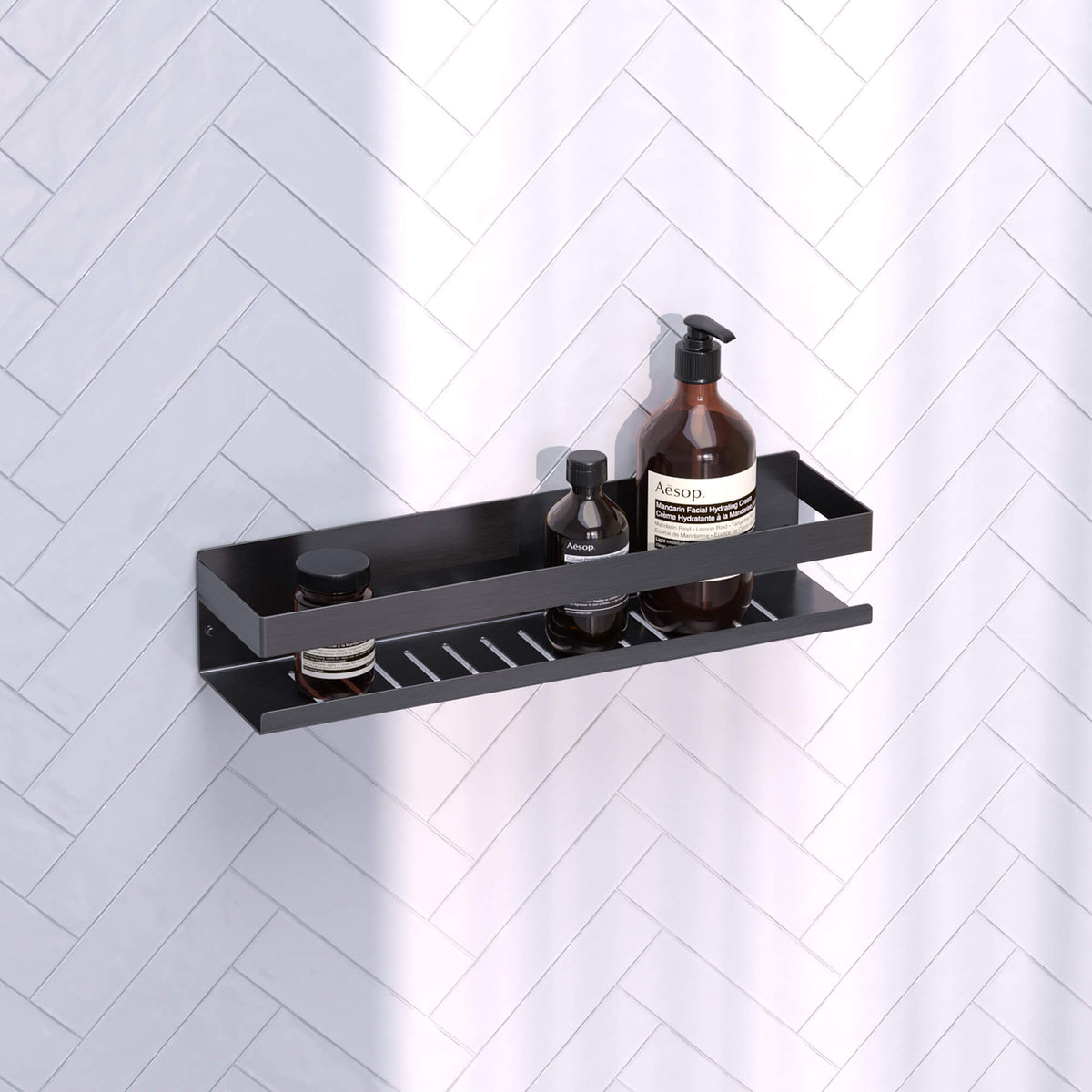 Duschablage – Gunmetal 