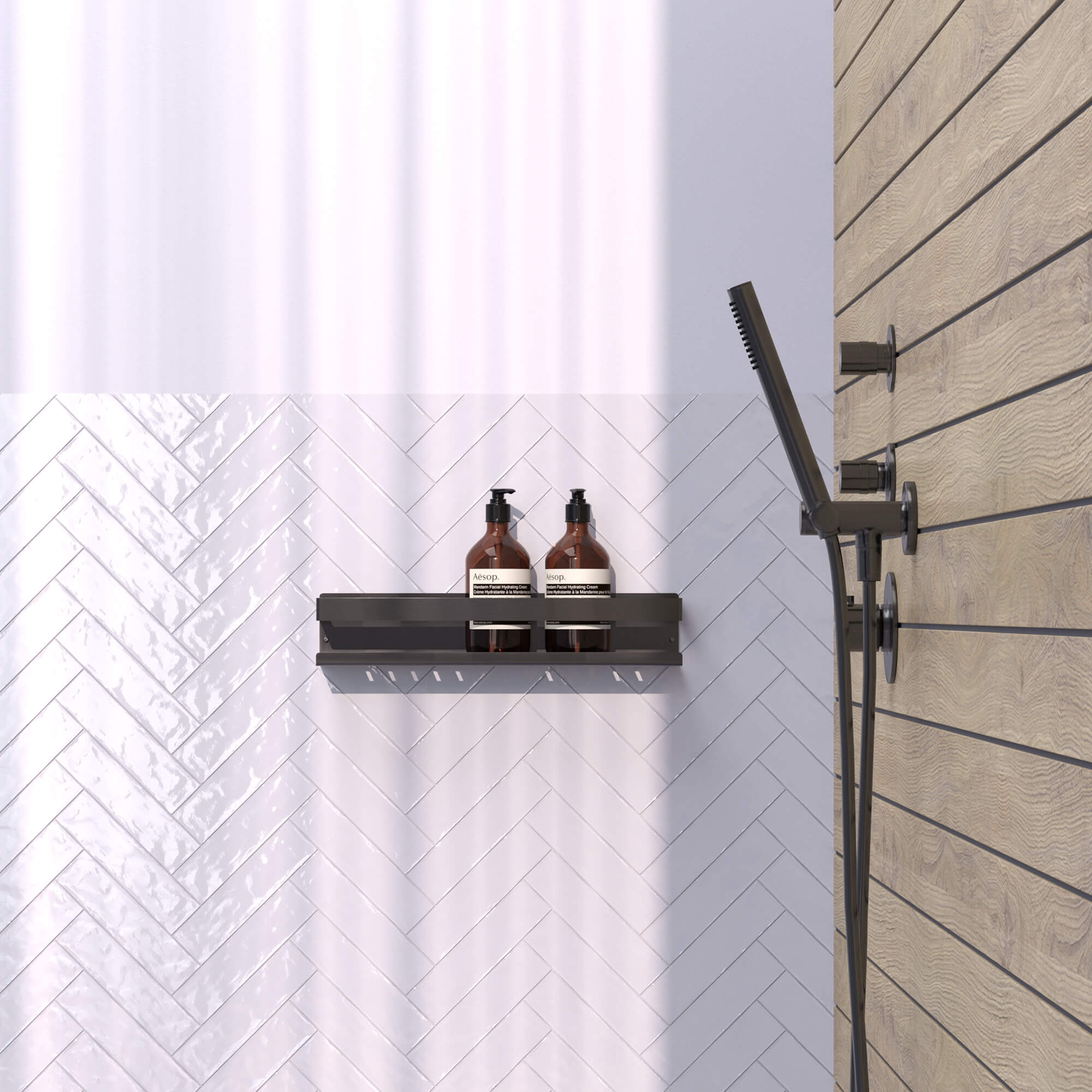 Shower rack - Gun Metal 