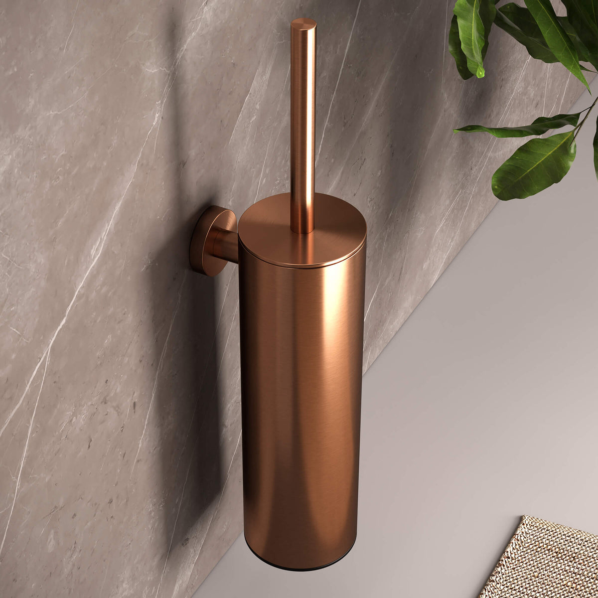 Toilet brush set - Copper 